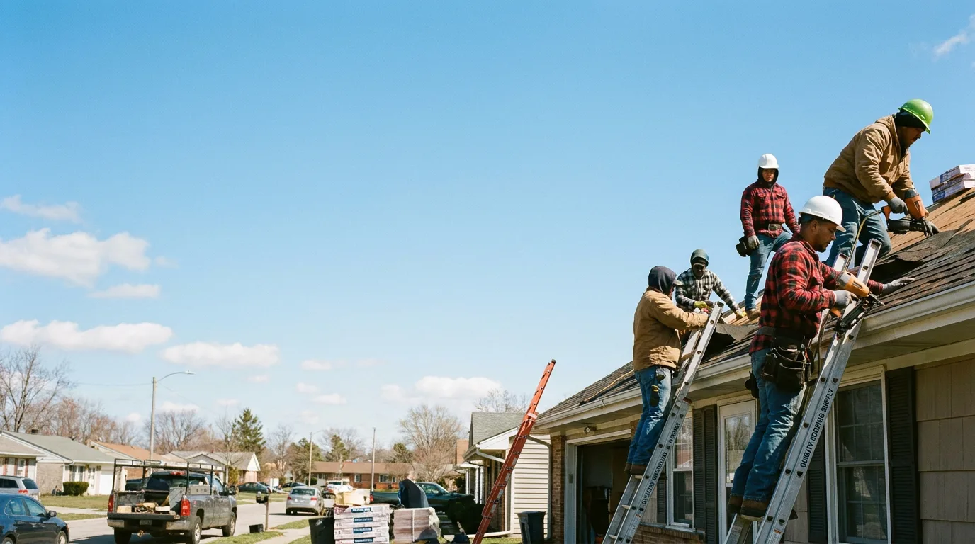 Roofing in Tiline, KY near me